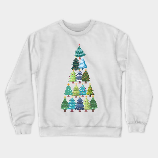 Christmas tree Crewneck Sweatshirt by Studio468